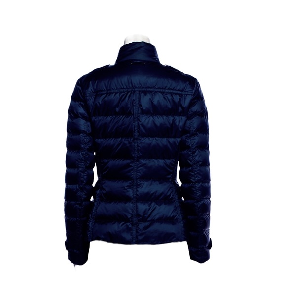 Burberry Brit Down Dark Navy Blue Quilted Dalesbury Puffer Jacket Small Petite - Picture 12 of 14